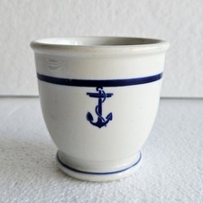 Vintage Shenango China U.S. Navy Fouled Anchor Wardroom Officer Cup Footed picture