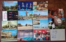 14 TEXAS Postcards - SIX FLAGS / FAIR / FORT WORTH / DALHART / HEREFORD / ZAPATA picture