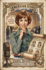 Carol Burnett Custom Trading ACEO Card  picture