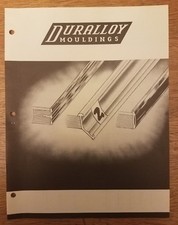Vintage 1950s Duralloy Mouldings Lithographed Catalog & Price List picture
