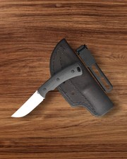 Three Rivers Mfg. (TRM) TAGALONG - BLACK SAND MICARTA 3D CONTOURED SMOOTH Handle picture