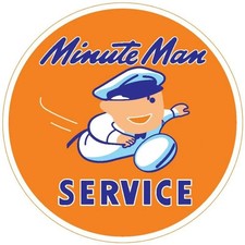 Union Oil Minute Man Service NEW Sign: 24