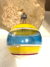 Vintage Premier Glass   Unsilvered striped  #81 Tree Ornament(s) picture
