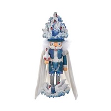 Kurt Adler 18-Inch Hollywood 7 Swans Swimming Nutcracker,Blue picture