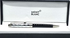 Vintage Montblanc Meisterstück Black Silver Ballpoint Pen Free World Shipping picture