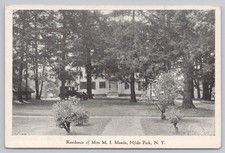 Residence of Miss M. I. Meade, Hyde Park, New York NY UDB UNP Postcard picture