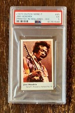 C1973 Dutch Serie P Jimi Hendrix Hand Cut Printed In Holland #45 PSA 5 picture