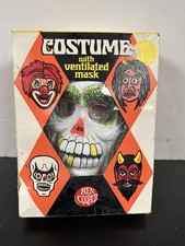 Vintage 1972 Ben Cooper Halloween  Skeleton Costume Mint In BOX Unused NICE  picture
