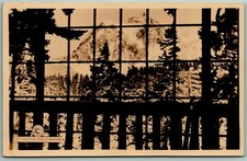 RPPC Mount Shuksan Through a Window Bellingham WA Scenic Photo Co Postcard J1 picture