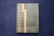 1936 THE COLORADAN UNIVERSITY OF COLORADO YEARBOOK - BOULDER, COLORADO - YB 3722 picture
