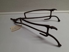 Antique 19th Century Shaker Wrought Iron Pie Warming Trivet Ember Tongs Lid lift picture