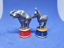 Lot of 2 Republican Elephant Donkey Democrat Political Mini Figure Memorabilia picture