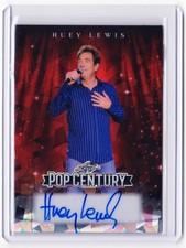 Huey Lewis 2026 Leaf Metal Pop Century Autograph Card # /2 Grammy Winner Auto picture