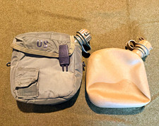 US Military 2 Qt 2008 Water Canteen with 2004 cover and a 1989 extra bladder picture