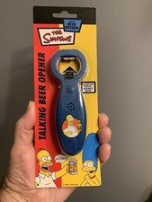 Simpsons Talking Beer Opener - BATTERIES DEAD - Homer Simpson - NIB  2004 picture