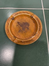 Vtg Advertising Brown Metal Ashtray Tate Mine Contracting Tucson ,Arizona picture