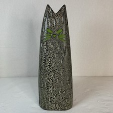 Whimsical Black Cat Kitten Figurine 12