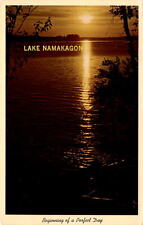 1965 Lake Namakagon Postcard, Perfect Day, Weather, Bugs, Fishing, Milwaukee WI picture