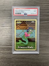 2025 Topps Chrome Spongebob #195  Princess Mindy Superfractor 1/1 PSA MINT 9 picture