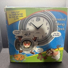 Vintage TEK Time Looney Tunes Talking Wall Clock Warner Bros picture
