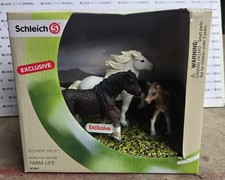 schleich scenery pack NIB retired exclusive set Icelandic horses picture