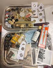 Junk Drawer VTG Estate Mix Men Mixed Lot Collectibles picture