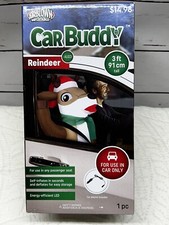 REINDEER Car Buddy Air blown LED 3 Foot Inflatable NEW picture