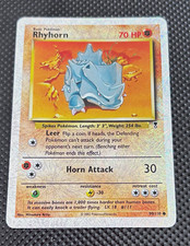 Pokémon Legendary Collection Reverse Holo Rhyhorn 90/110 2002 English Arita picture