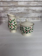 Lenox Holiday Sugar & Creamer Set New in Box  picture