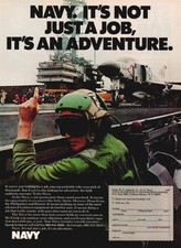 1976 US Navy Recruitment Vintage Print Ad picture