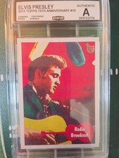 2013 Topps 75th Anniversary #10 Elvis Presley picture