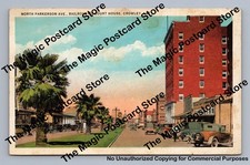 North Parkerson Ave CROWLEY Louisiana Antique Postcard 1934 picture