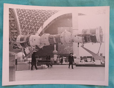 Soviet photo Model Soyuz spacecraft USSR space program picture