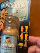 1969 Hanna Barbera Flintstones Vitamins - FULL UNOPENED  picture