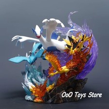 Pokemon Lugia Legendary Birds Figure PVC Statue Battle Scene Model 31cm / 12.2