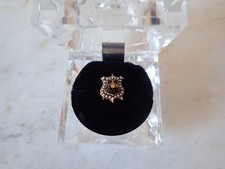 Vintage Sorority 10K Gold Zeta Tau Alpha ZTA Pin Seed Pearls 1947 picture