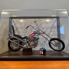 Franklin Mint Easy Rider 1969 Harley Davidson Captain America Chopper 1:10 picture