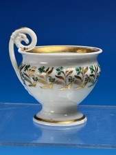 Huge Antique Tucker & Hemphill American Porcelain Eagle Handle Cup Philadelphia picture