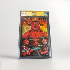 Do You Pooh?#1  Red Hulk CGC 9.9 Top Pop-Signed & 1-of-1 Sketched By Sajad Shah picture