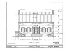 Photo:Livingston NY Ten Broeck House 1900s East Elevation HABS Drawing picture