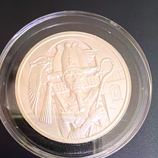 Egyptian Theme Round 2 OZ .999 silver Pharaoh, Pyramid & Mummy picture
