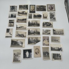 30+ Antique Vintage Photos Early 1900s Real Photo Family Cars Horses RPPC Lot picture