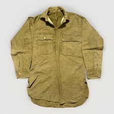 WW1 US Army Wool Shirt Fits Mens Small Pullover Tunic 1912 Military Antique picture