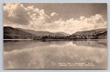 Whitehall New York South Bay View from Highway Old NY Postcard The Collotype Co. picture