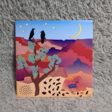 Canyon Ravens By Catherine Claxton 4 1/2 In Tile Square Ridgeway Graphics Sedona picture