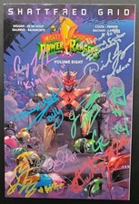 Shattered  Grid Vol 8. 9X Original Power Rangers Cast Signed Jason David Frank  picture