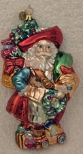 CHRISTOPHER RADKO CHRISTMAS KNIGHT SANTA THROUGH THE CENTURIES ORNAMENT - NWOT picture