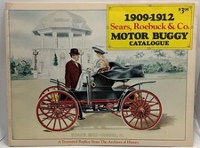 Sears Roebuck Motor Buggy Catalogue 1909-1912 1973 Reprint Vintage Auto picture