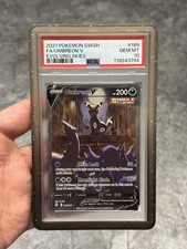 Umbreon V 189/203 Evolving Skies Pokemon PSA 10 picture