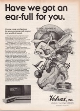 Votrax 1984 Vintage Print Ad Voice Synthesizer SC-01A Speech Chip picture